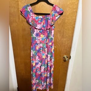 NWT Girls Floral Romper size 14 (XL)